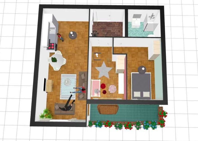 Mieszkanie 3-pokojowe Wrocław Psie Pole, ul. Cynamonowa