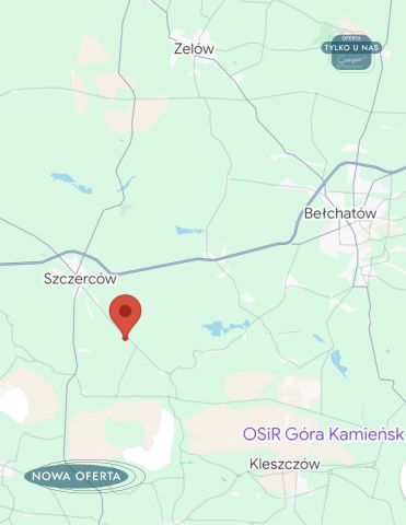 Działka budowlana Szczerców. Zdjęcie 4