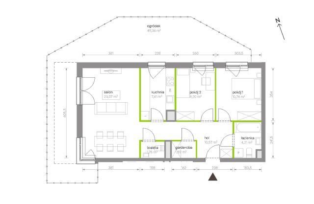 Mieszkanie 3-pokojowe Warszawa Chrzanów, ul. Szeligowska. Zdjęcie 8