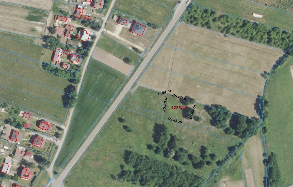 Działka budowlana Tuszyma