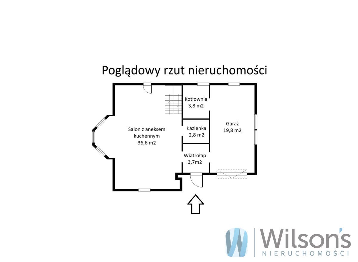 dom wolnostojący, 4 pokoje Łomianki. Zdjęcie 15