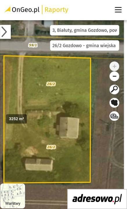 Działka siedliskowa Białuty. Zdjęcie 2