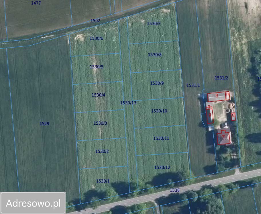 Działka budowlana Sawin. Zdjęcie 6