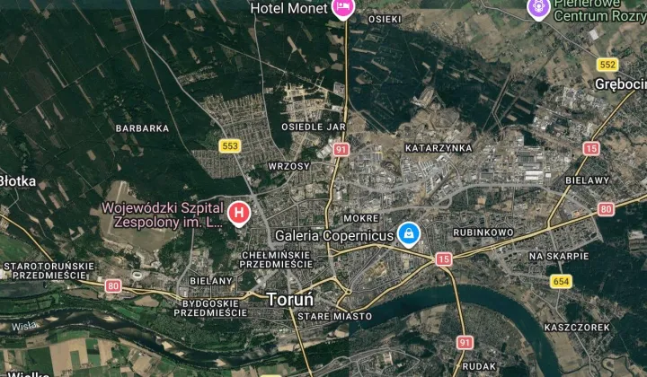 Mieszkanie 1-pokojowe Toruń Podgórz, ul. Grudziądzka