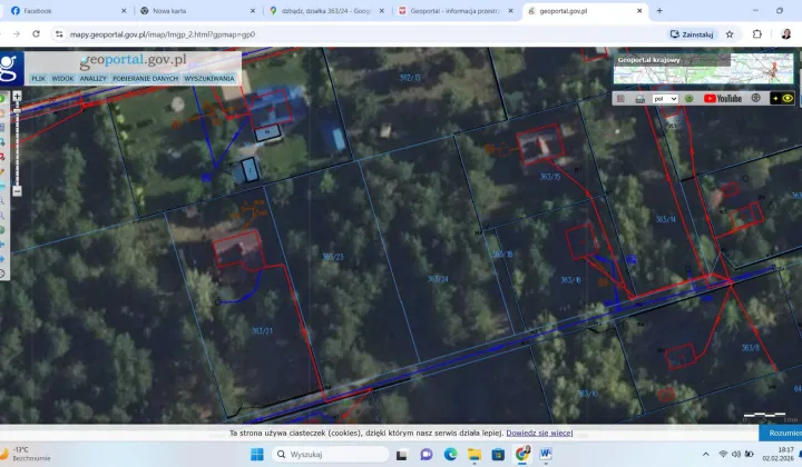 Działka rekreacyjna Dzbądz