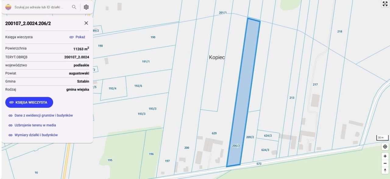 Działka rolna Kopiec Kopczańskie Budy. Zdjęcie 2