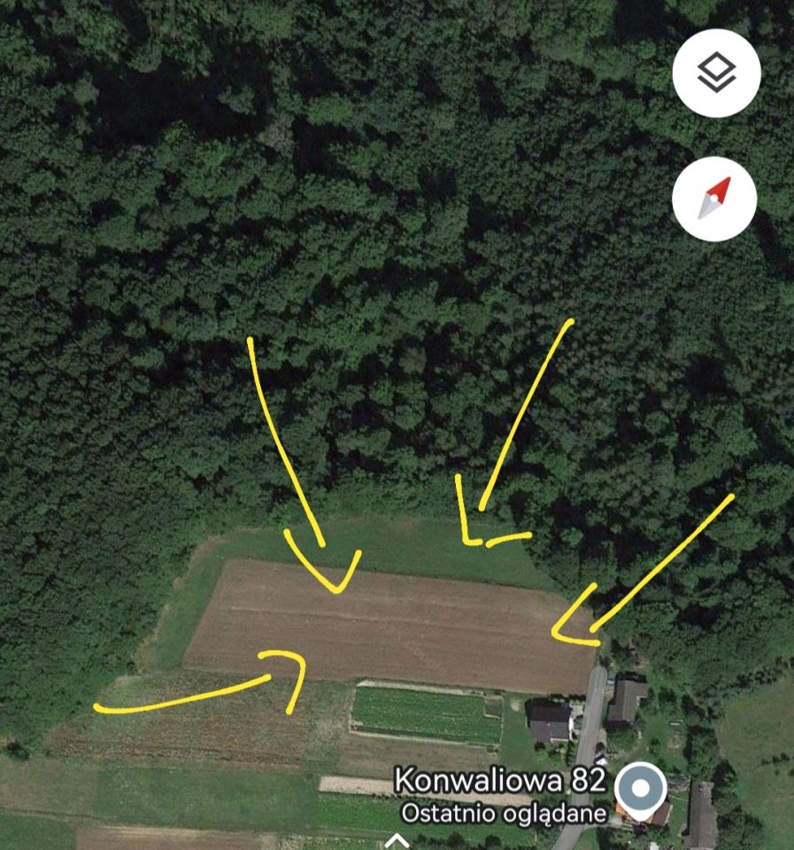 Działka rolno-budowlana Klecza Dolna Łysa Góra, ul. Konwaliowa. Zdjęcie 2