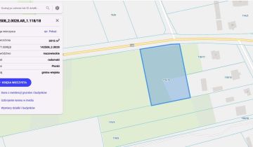 Działka budowlana Zalesie