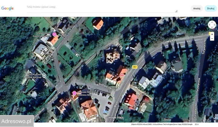 Działka budowlana Kudowa-Zdrój, ul. Stefana Okrzei