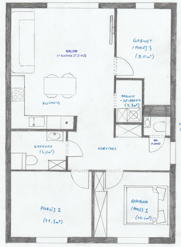 Mieszkanie 4-pokojowe Grodzisk Mazowiecki Łąki, ul. Żydowska. Zdjęcie 19