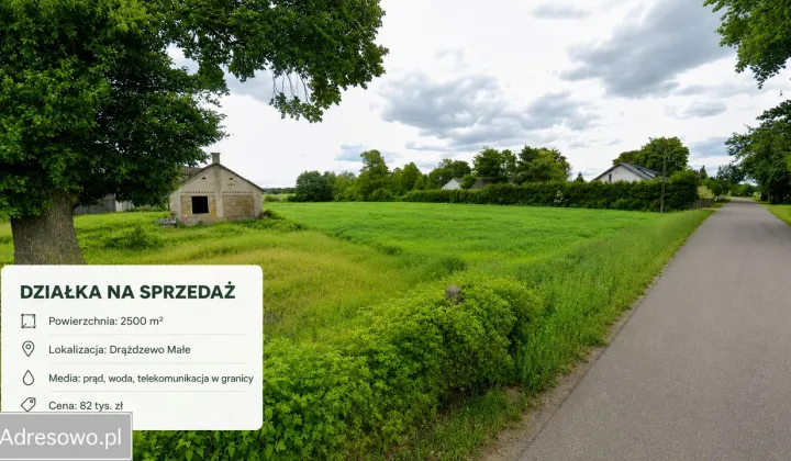 Działka budowlana Drążdżewo Małe