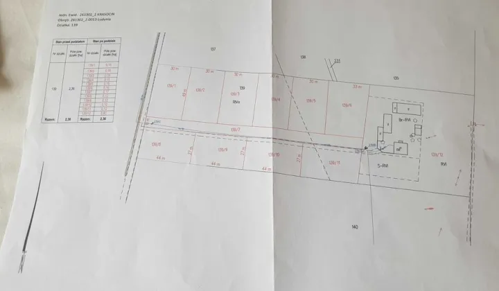 Działka budowlana Ludynia