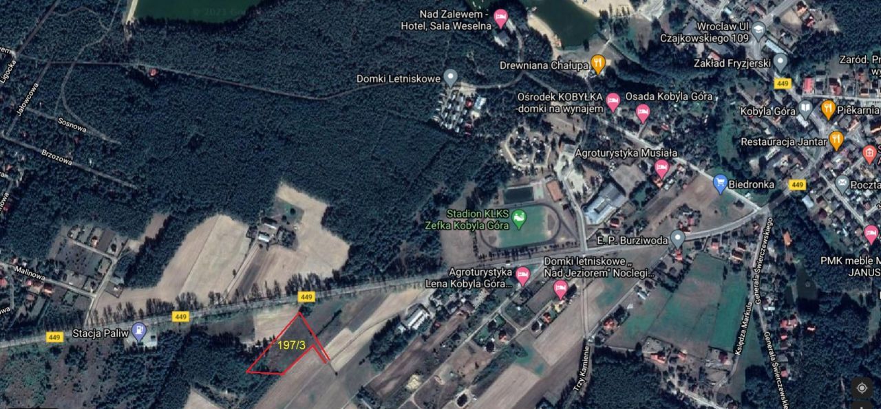 Działka budowlana Kobyla Góra Sójka, ul. Powstańców Wielkopolskich. Zdjęcie 3