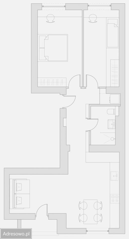 Mieszkanie 3-pokojowe Kraków Grzegórzki, ul. ks. Franciszka Blachnickiego. Zdjęcie 10