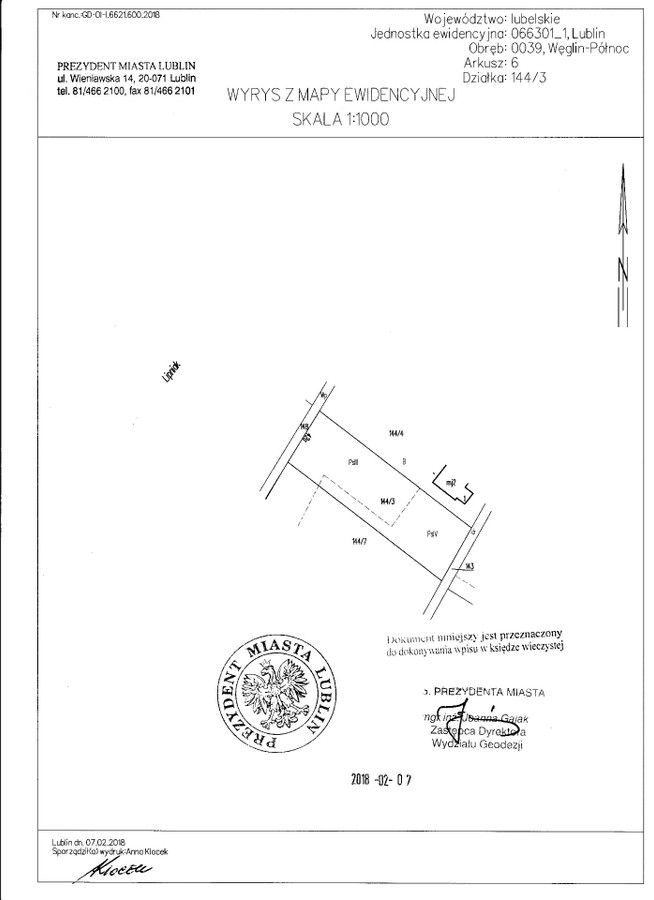 Działka budowlana Lublin Węglin, ul. Brata Alberta