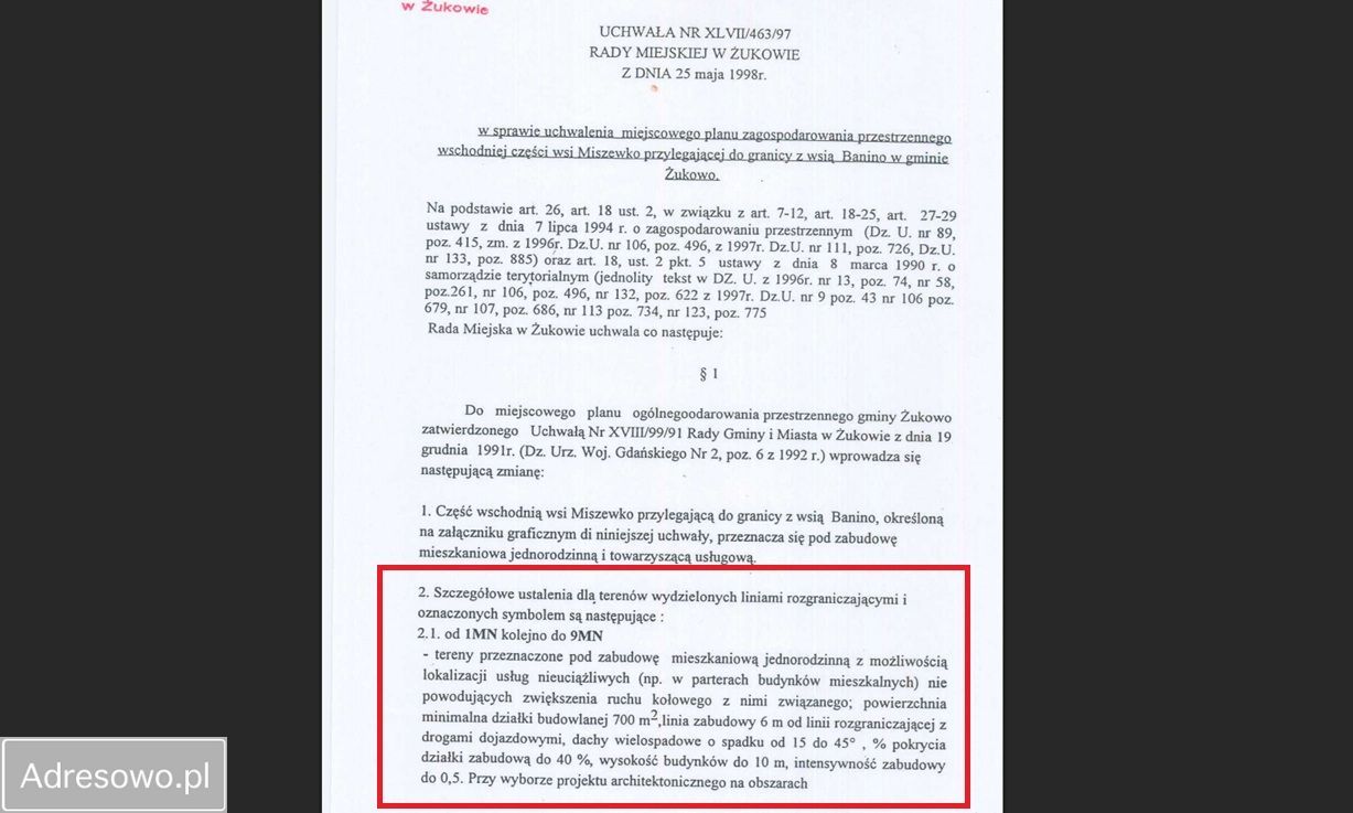 Działka budowlana Banino. Zdjęcie 4