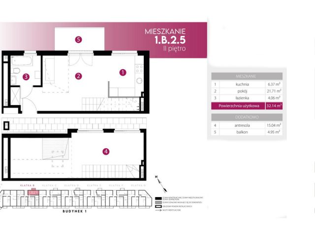 Mieszkanie 2-pokojowe Wrocław Maślice. Zdjęcie 20