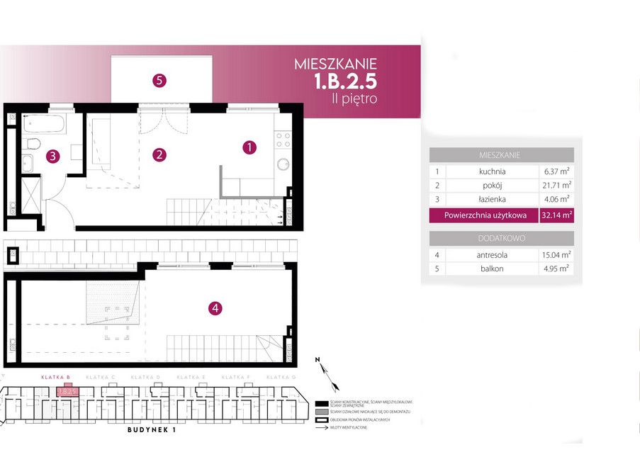 Mieszkanie 2-pokojowe Wrocław Maślice. Zdjęcie 20