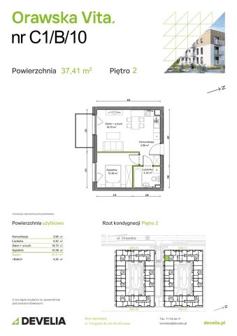 Mieszkanie 2-pokojowe Wrocław Ołtaszyn, ul. Orawska. Zdjęcie 8