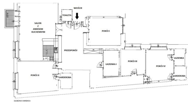 Mieszkanie 5-pokojowe Kraków Stare Miasto, ul. Józefa Sarego. Zdjęcie 27