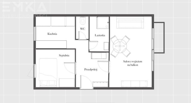 Mieszkanie 2-pokojowe Bydgoszcz Wyżyny, ul. Adama Grzymały-Siedleckiego. Zdjęcie 14
