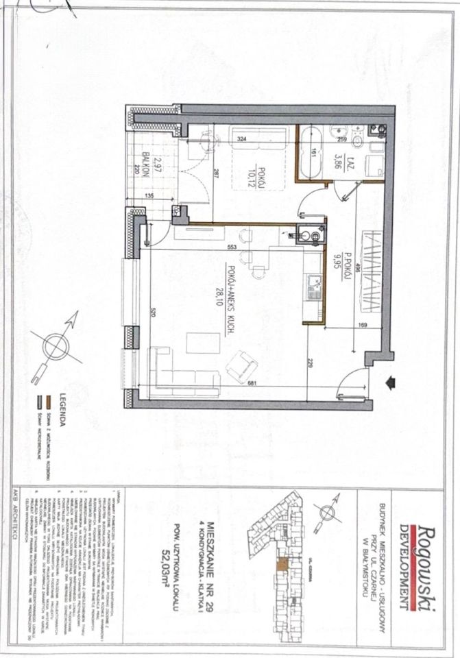 Mieszkanie 3-pokojowe Białystok Centrum, ul. Czarna. Zdjęcie 21