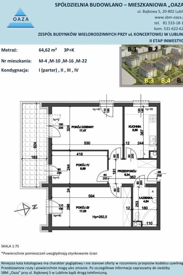 Mieszkanie 3-pokojowe Lublin Czechów, ul. Operowa. Zdjęcie 21