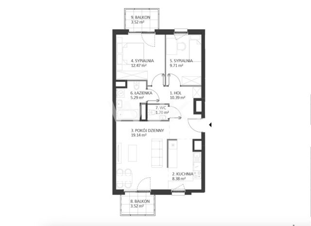Mieszkanie 3-pokojowe Warszawa Mokotów, ul. Mariana Zdziechowskiego. Zdjęcie 15
