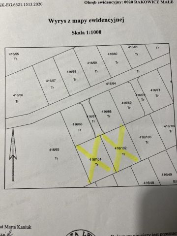 Działka rekreacyjna Rakowice Małe. Zdjęcie 1