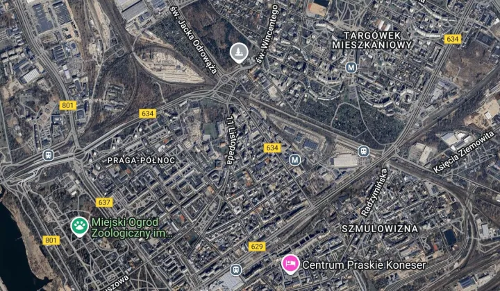 Mieszkanie 1-pokojowe Warszawa Praga-Północ, ul. Bródnowska