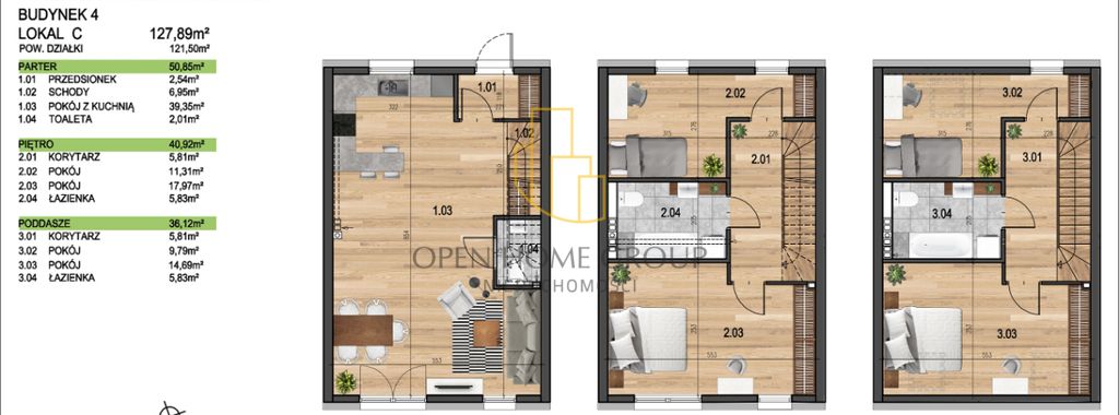 dom szeregowy, 5 pokoi Wrocław Jagodno. Zdjęcie 6