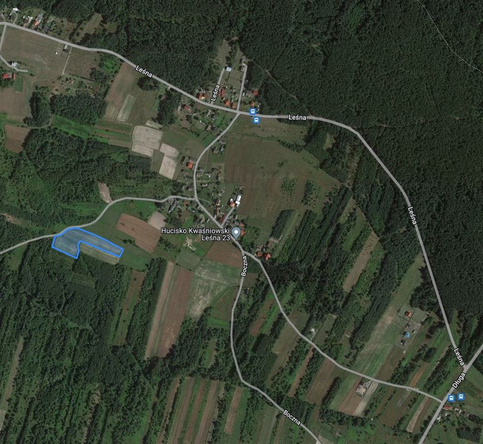 Działka rolna Hucisko. Zdjęcie 3
