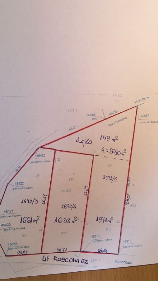Działka budowlana Koziegłowy Rosochacz, ul. Rosochacz. Zdjęcie 2