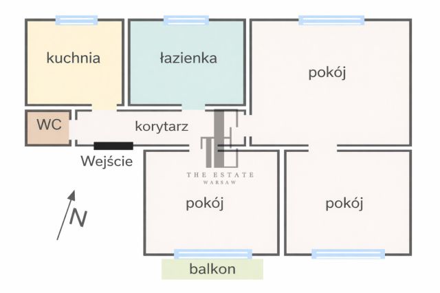 Mieszkanie 3-pokojowe Warszawa Mokotów, ul. Czerniakowska. Zdjęcie 12