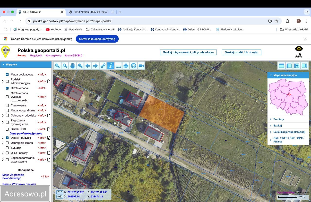 Działka budowlana Gostynin, ul. Pawła Tencera