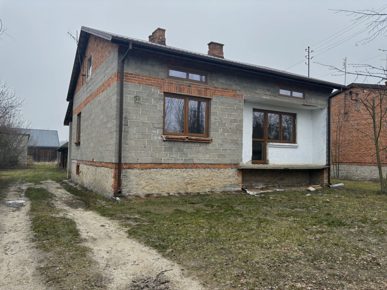 dom wolnostojący, 3 pokoje Wąglany, Wąglany 83