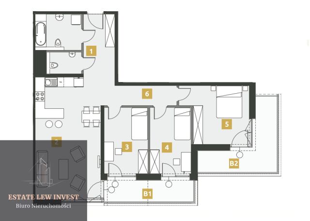 Mieszkanie 2-pokojowe Kraków, ul. Karola Bunscha. Zdjęcie 23