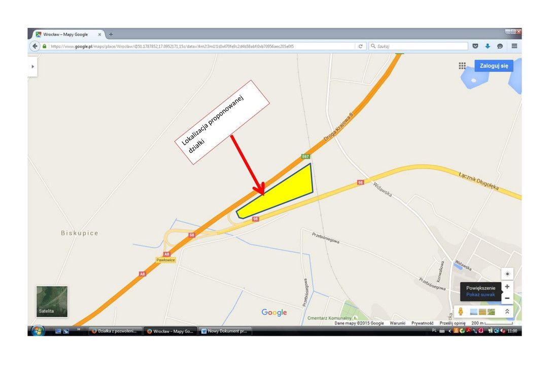 Działka inwestycyjna Wrocław. Zdjęcie 2