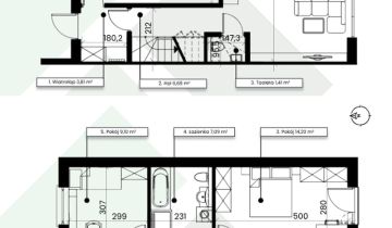 bliźniak, 4 pokoje Bronisze