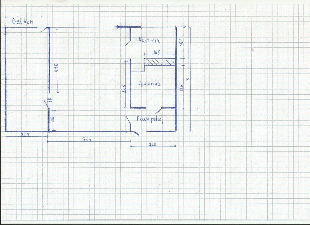Mieszkanie 2-pokojowe Łódź Dąbrowa, ul. gen. Jarosława Dąbrowskiego