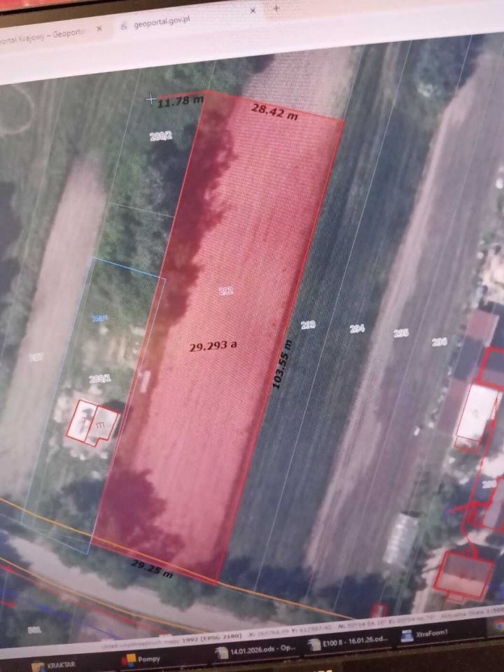 Działka budowlana Bejsce