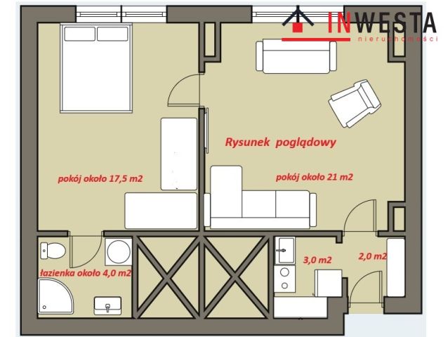 Mieszkanie 2-pokojowe Warszawa Śródmieście, ul. Władysława Żeleńskiego. Zdjęcie 18