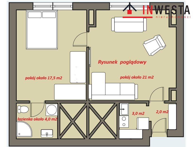 Mieszkanie 2-pokojowe Warszawa Śródmieście, ul. Władysława Żeleńskiego. Zdjęcie 18