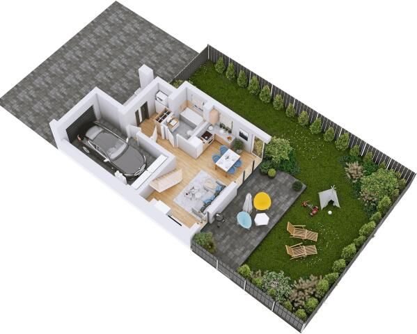 bliźniak, 4 pokoje Łomża, ul. Topolowa. Zdjęcie 7