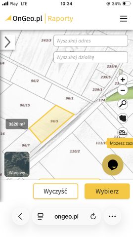 Działka rolna Głuchów Górny. Zdjęcie 1