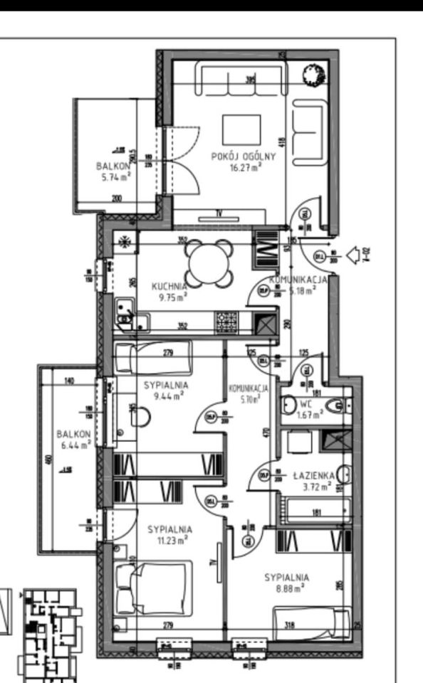 Mieszkanie 4-pokojowe Lublin Felin, ul. Zygmunta Augusta. Zdjęcie 14