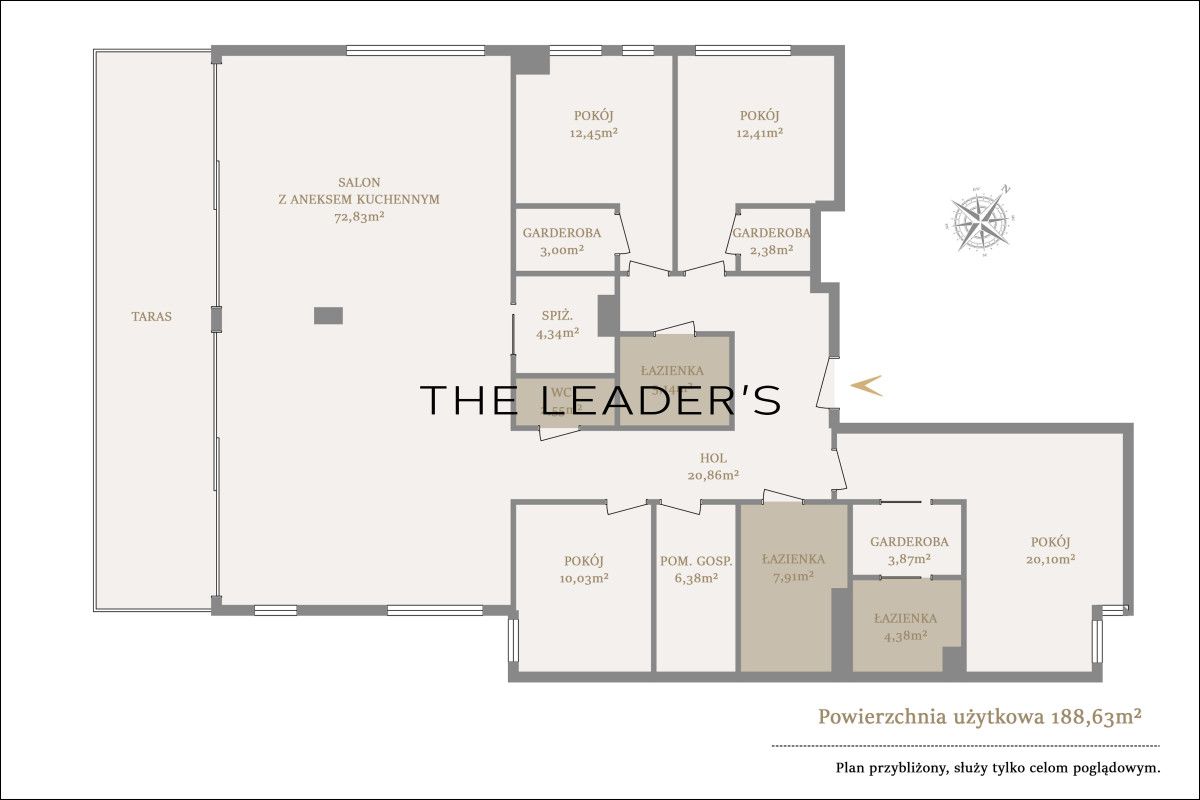 Mieszkanie 6-pokojowe Warszawa Wilanów, ul. Piechoty Łanowej. Zdjęcie 22