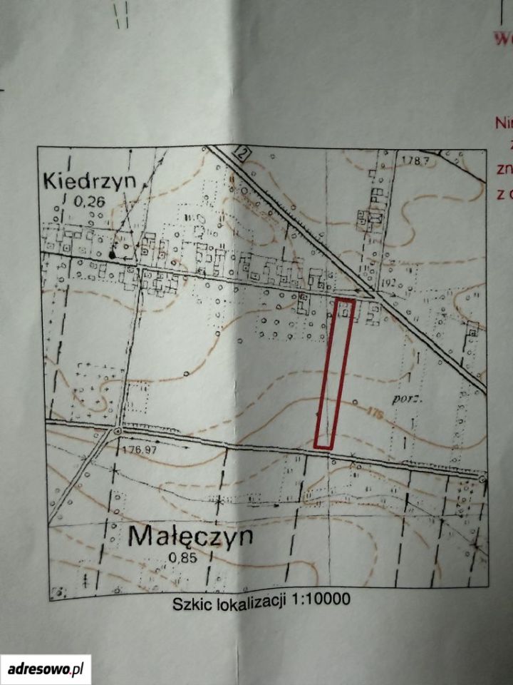 Działka budowlana Kiedrzyn. Zdjęcie 1