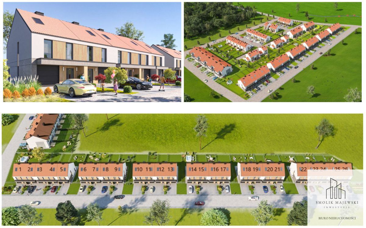 dom szeregowy, 4 pokoje Dobrzykowice, ul. Krótka. Zdjęcie 1