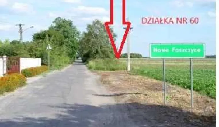 Działka inwestycyjna Nowe Faszczyce